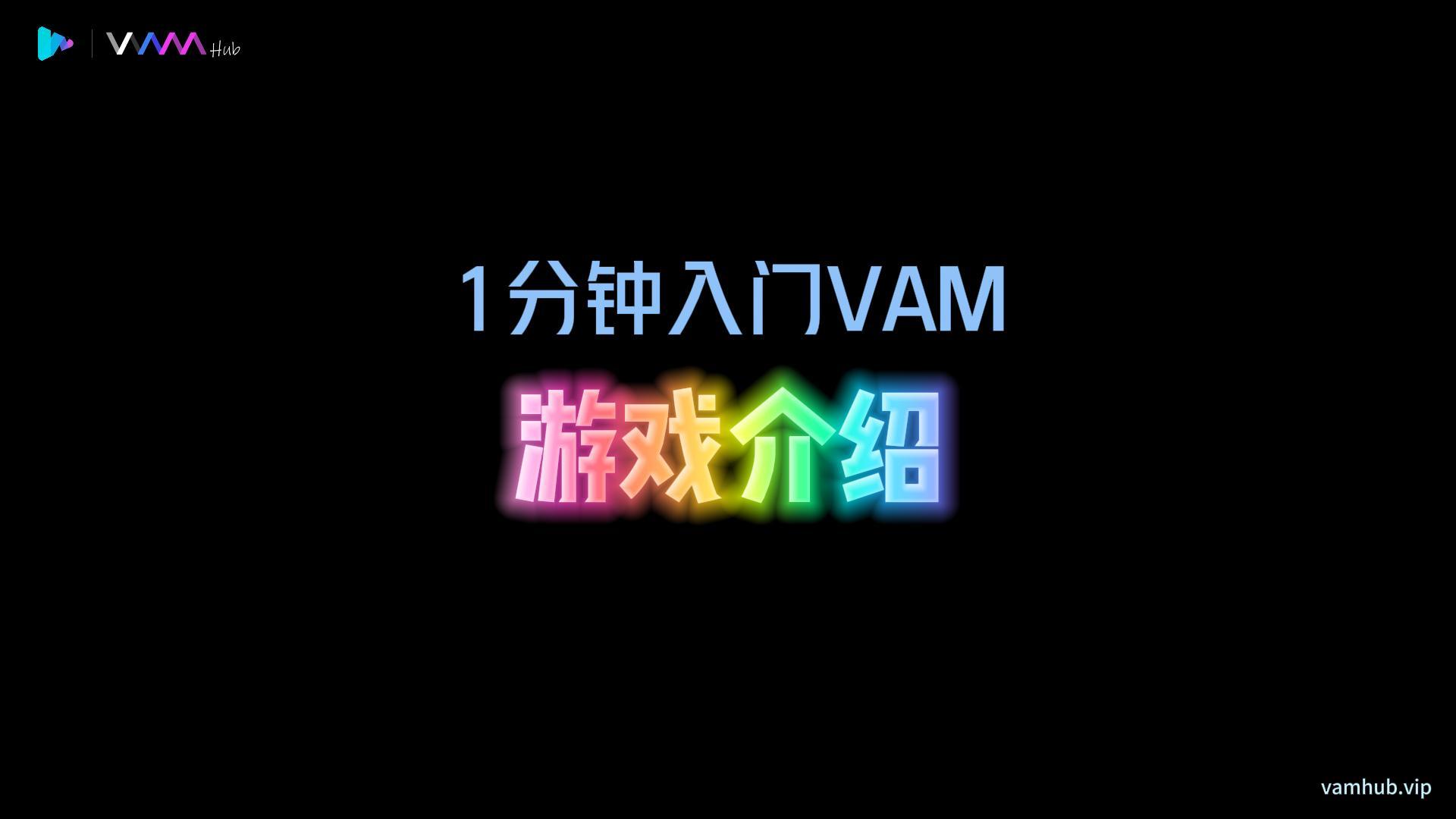 1分钟入门VAM（1）——游戏介绍-VAM-HUB